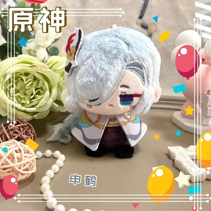 Genshin Impact Plush Furina Wriothesley Neuvillette Clorinde Navia Anime Cosplay Stuffed Toy Pendant Keychain Kids Christma Gift