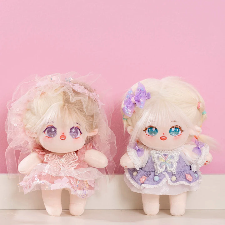 Cute IDol Doll 20cm Baby Stuffed Plush Toys Anime Plush Star Dolls Children Gifts Dolls Girls Cute Dolls Toys