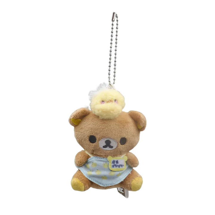 Kawaii Cartoon Rilakkuma Mini Plush Toys Keychain Backpack Pendant Soft Stuffed Doll Decoration Boys and Girls Birthday Gifts