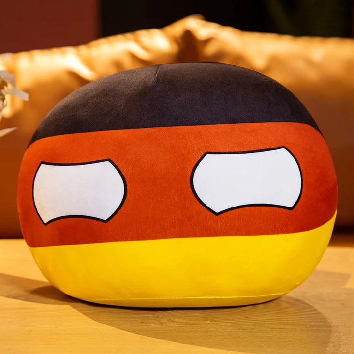 30/40cm Polandball Country Ball Toy Plush Countryballs Pendant Plush Doll Countryball Pillow Cushion Halloween Gift Home Decor