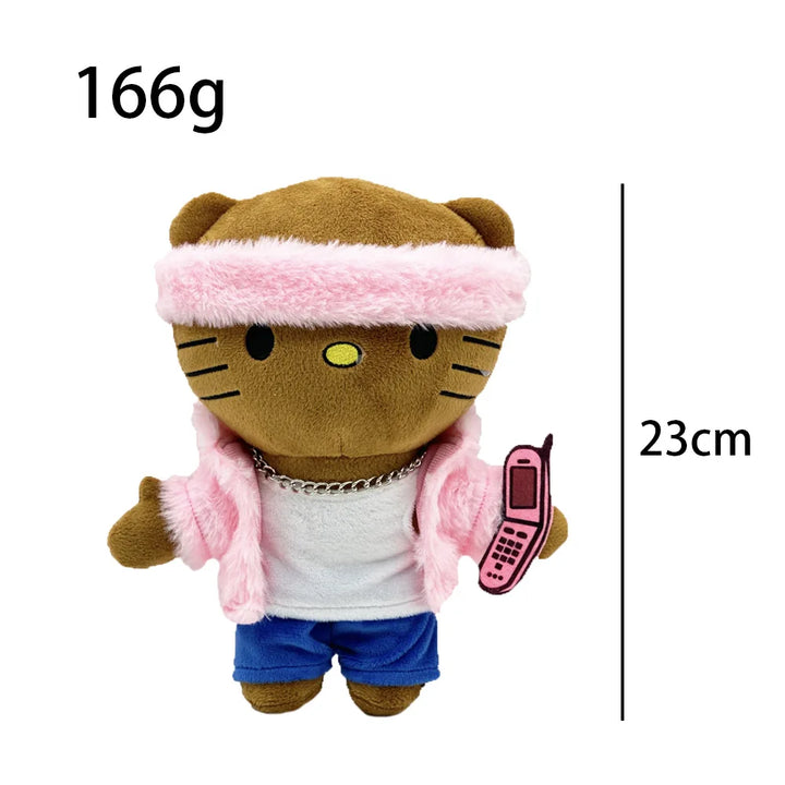 2025 New Hello Kitty Lil peep Kanye Tylerthecreator Plush Toy Doll with Clothes Stuffed Soft Plush Toys Fans Collect Gifts
