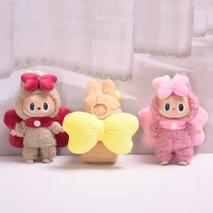 Labubu Doll Clothes Angel Butterfly Cute Dress Up Accessories 15/17cm Plush Doll'S Clothes Replacement