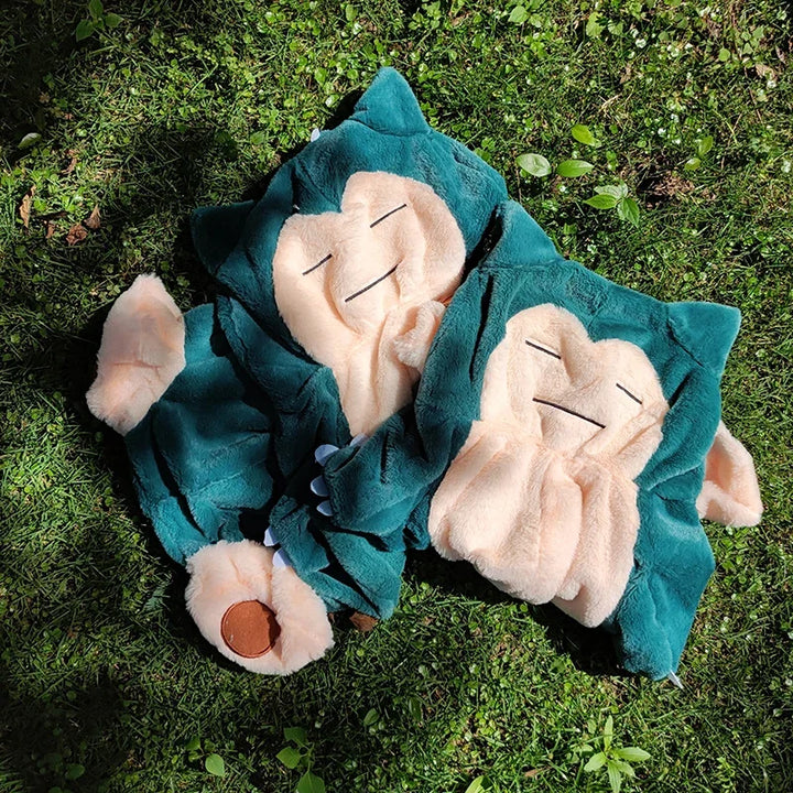 30-90cm Large Pokemon Plush Toys Snorlax Anime Plushie Leather Holster Semi-finished Pokémon Snorlax Soft Pillow Children Gift