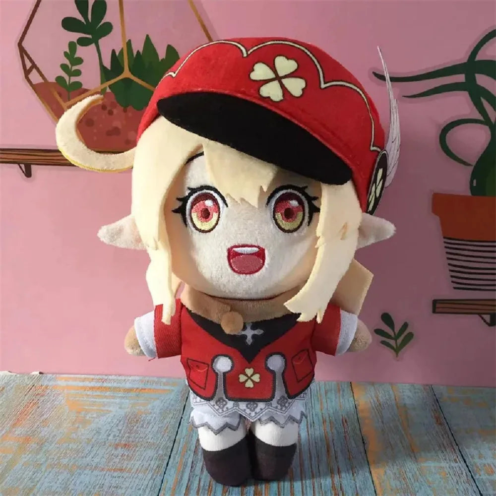 Genshin Impact Anime Plush Dolls Scaramouche Klee Yoimiya YunJin Bennett Lisa Tartaglia Lumine Cartoon Figure Stuffed Toys