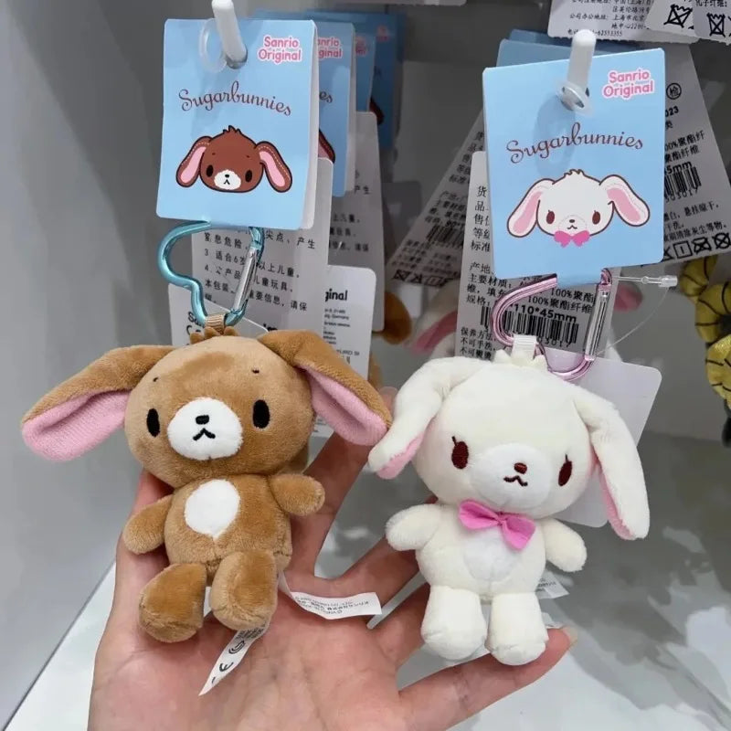 Cartoon Sugarbunnies Plush Pendant Keychain Backpack Doll Pendant Decoration Cute Soft Toys for Boys and Girls Holiday Gifts