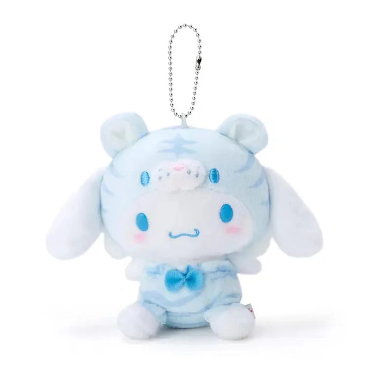 Sanrio Kuromi My Melody Plush Toys Kawaii Cinnamoroll Backpack Pendant Soft Stuffed Doll Keychain for Boy and Girl Birthday Gift