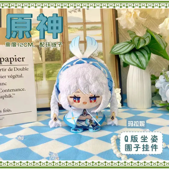 Genshin Impact Plush Furina Wriothesley Neuvillette Clorinde Navia Anime Cosplay Stuffed Toy Pendant Keychain Kids Christma Gift