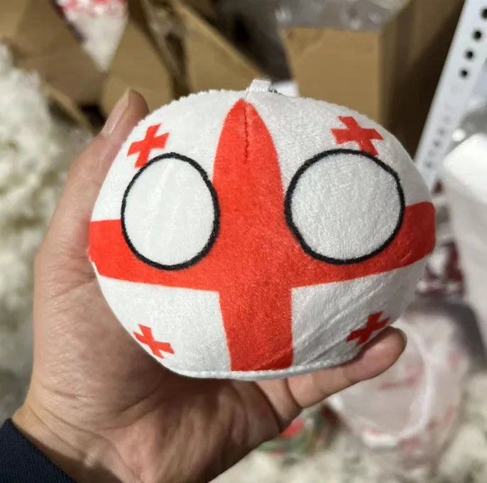 10cm Country Ball Plush Toys 70 Styles Polandball Pendant Country Balls Decor Countryball Stuffed Doll Christmas Gift for Kids