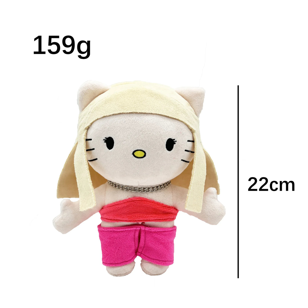 2025 New Hello Kitty Lil peep Kanye Tylerthecreator Plush Toy Doll with Clothes Stuffed Soft Plush Toys Fans Collect Gifts