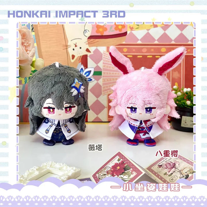 Honkai Impact 3 Plush Dolls Yae Sakura Vita Game Anime Pendant Keychain Cute Cartoon Figure Stuffed Toys