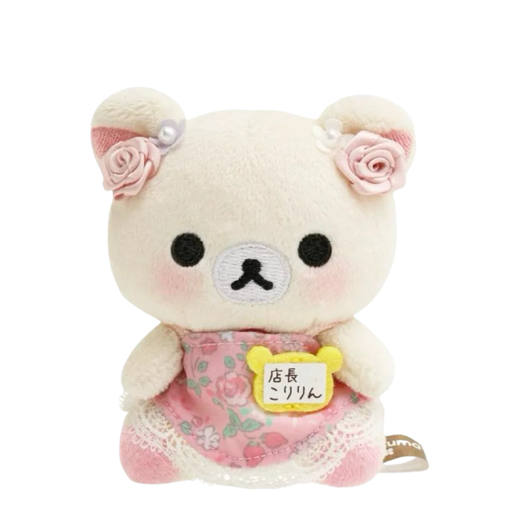 Kawaii Cartoon Rilakkuma Korilakkuma Anniversary Limited Manager Series Keychain Backpack Pendant Plush Toys Doll Accessories