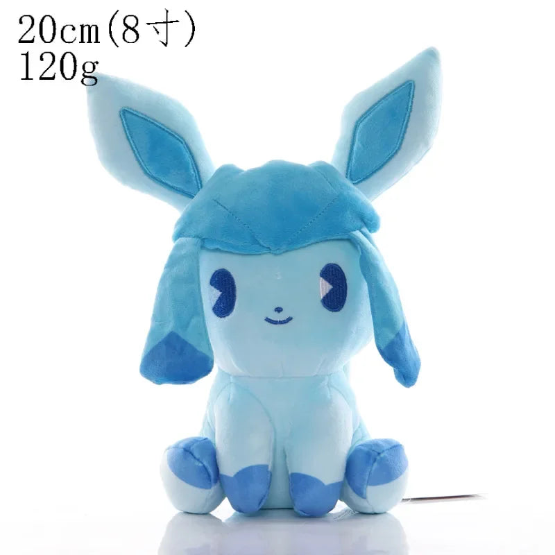 New Pokemon Plush Toys Shine Eevee Umbreon Espeon Jolteon Flareon Vaporeon Glaceon Kawaii Pikachu Peluche Anime Dolls Kids Gift