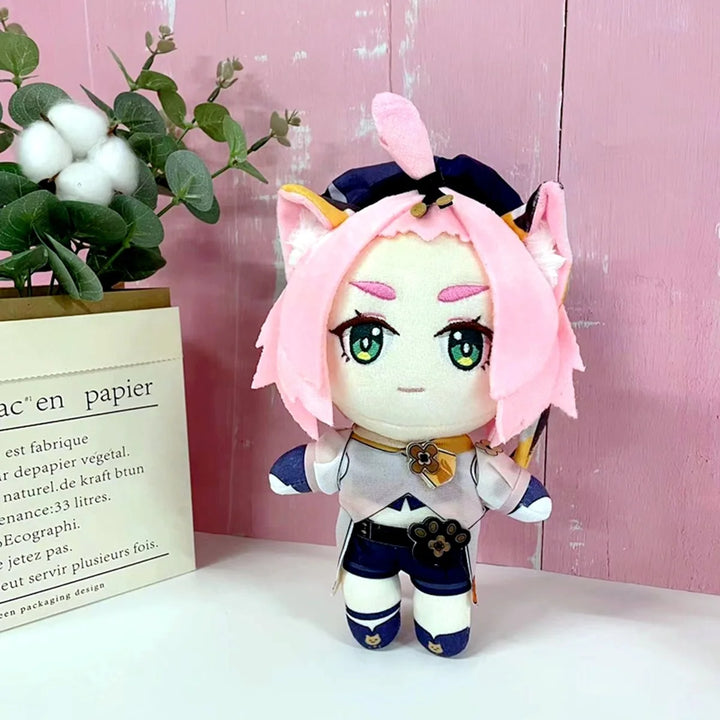 Genshin Impact Plush Dolls Wriothesley Furina Lyney Kaveh Neuvillette Kinich Citlali Kazuha Albedo Tighnari Anime Stuffed Toys