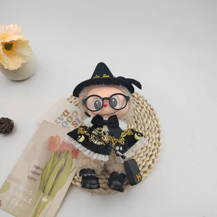 For 17CM Labubu Doll Clothing Unique Design Magician Set 1/2 Generation Labubu Trendy Matching Clothing Exquisite Accessories