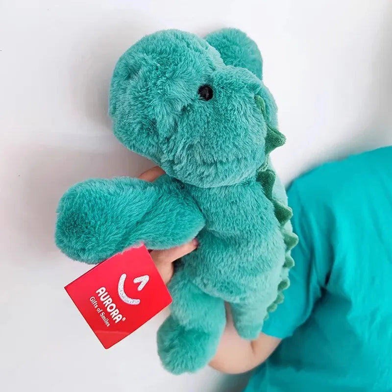 35cm Cute Dinosaur Plush Toy Stuffed Animals Green Dinosaur Soft Doll Baby Kids Sleep Comfort Doll Birthday Gift for Children