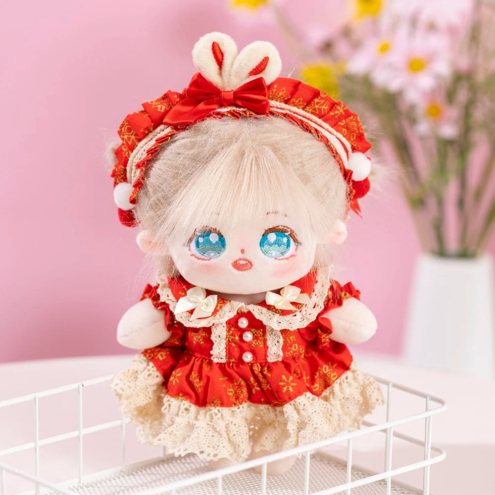 Cute IDol Doll 20cm Baby Stuffed Plush Toys Anime Plush Star Dolls Children Gifts Dolls Girls Cute Dolls Toys