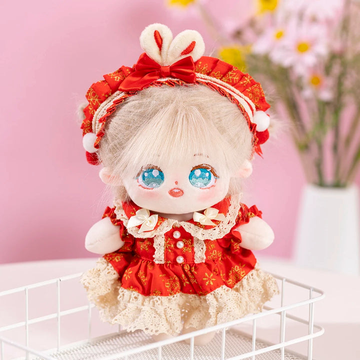 Cute IDol Doll 20cm Baby Stuffed Plush Toys Anime Plush Star Dolls Children Gifts Dolls Girls Cute Dolls Toys