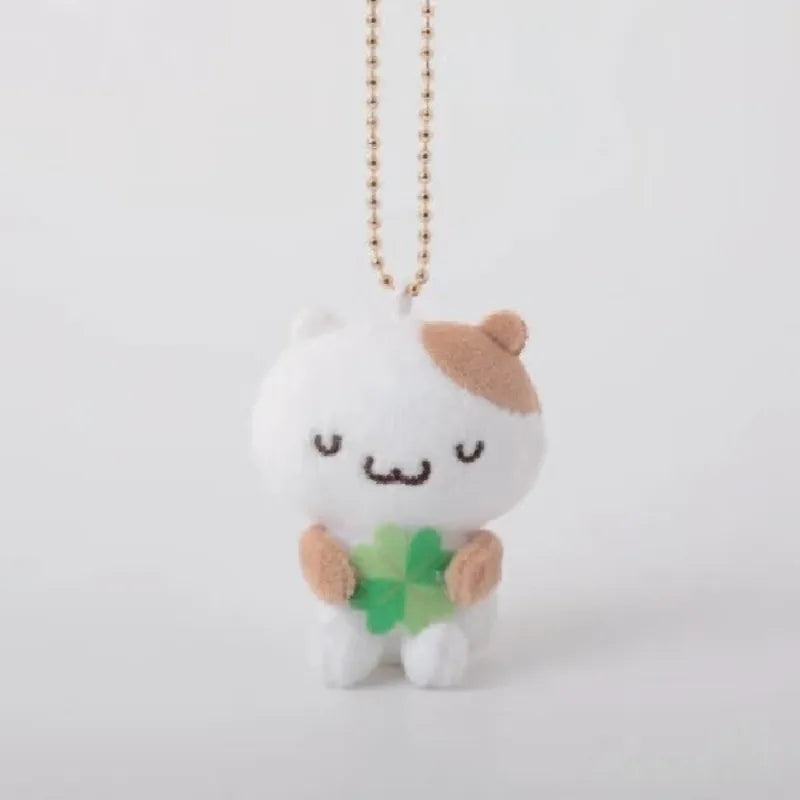 Cartoon Masyumaro Fluffy Fuwa Nyanko Muffin Cat Pudding Dog Plush Toy Pendant kawaii sanrio Pompompurin Soft Plush Bag Charm