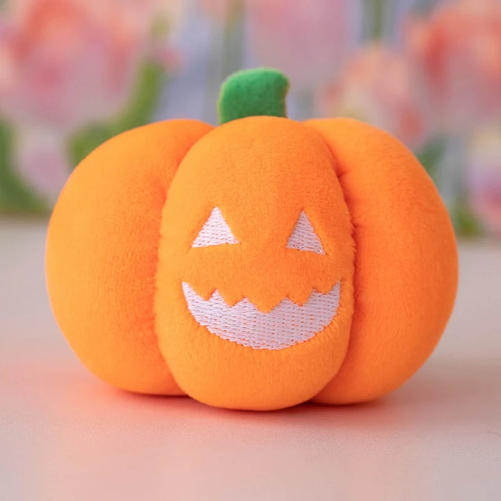 10cm Halloween Pumpkin Plush Toy Glow-in-the-dark Pumpkin Plushie Pendant Christmas Gift Home Decor