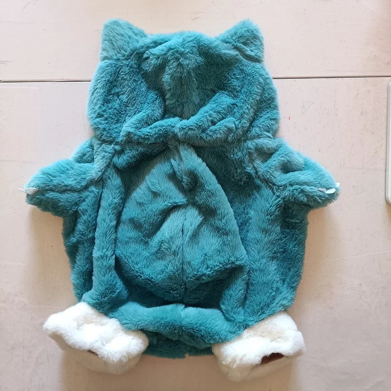 80cm Pokemon Snorlax Holster Plush Toys Not Stuffed Plush Skins Cute Cartoon Plushes Dolls Semi-finished Leather Case Kids Toys