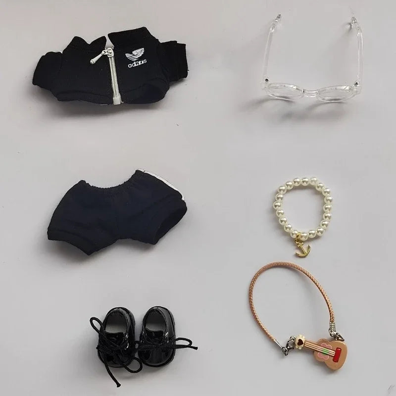 For 17cm Labubu Fashion Creative Clothing Exquisite Doll Handmade Clothing 1/2 Universal Cute Handmade High-end Matching