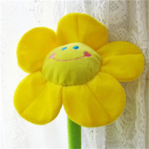 Bread Plush Cartoon Simulation Sun Flower Rose Flower Plush Toys for Children for Home Decoration PP Cotton Plant Plush Toy