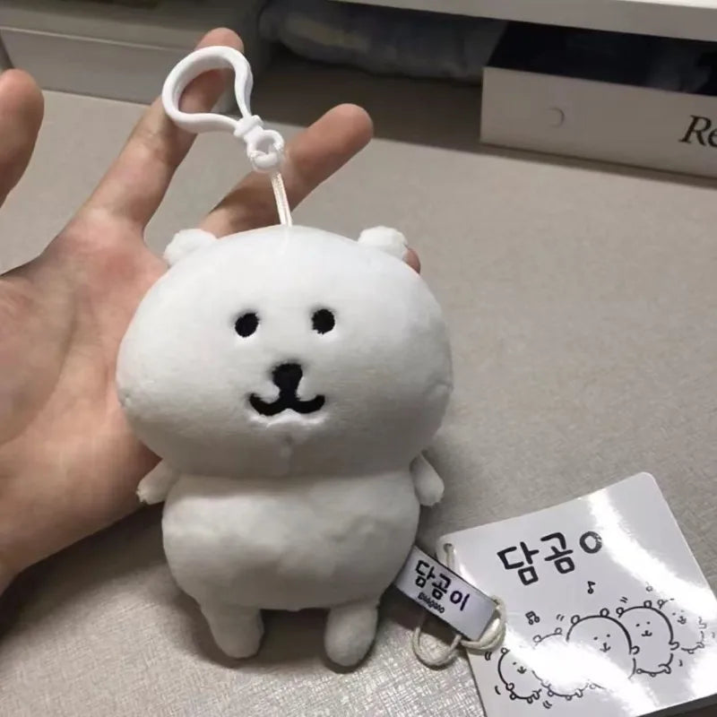 Anime Self deprecating Bear Cute Plush Pendant Nagano black skin joke bear Doll Toy Plush School Bag Pendant  Decoration Gift