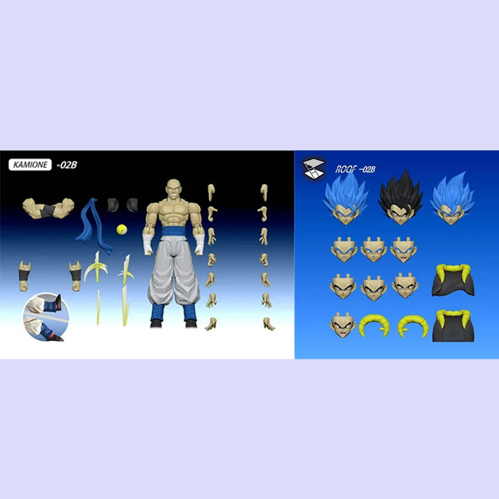 Tonsenarttoys Gogeta Action Figures Dragon Ball Z SHF Super Saiyan Blue SSJ Son Goku Vegeta Gogeta Anime Models Toys Gifts