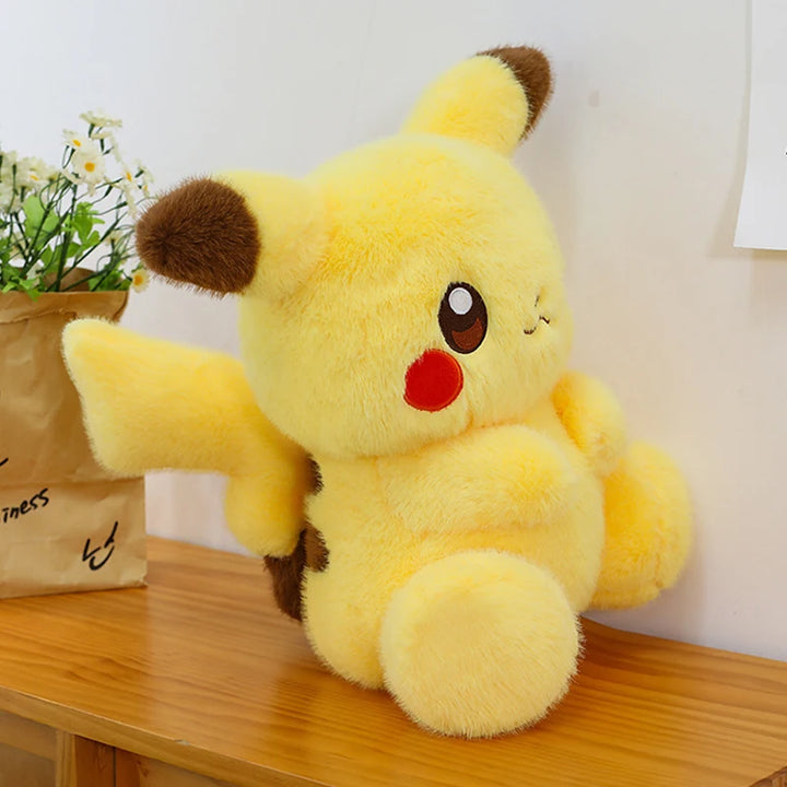 35/60cm Pikachu Pokemon Plush Toys Anime Doll Cartoon Large Pokémon Pikachued Plushie Kawaii Stuffed Gift for Kids Birthday Xmas