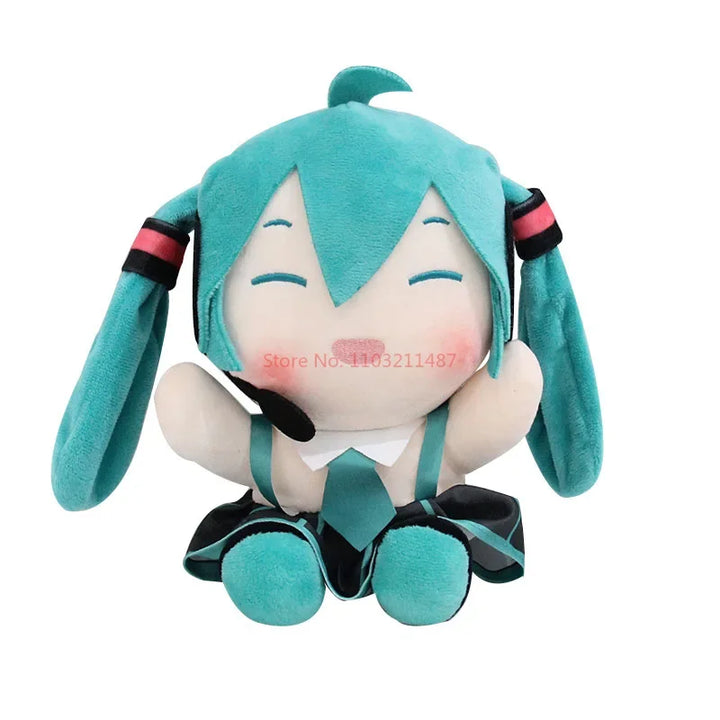 20cm Hatsune Miku Plush Doll Anime Plushie Pendant Peripheral Kawaii Doll Cartoon Children Girl Gifts Student Toy