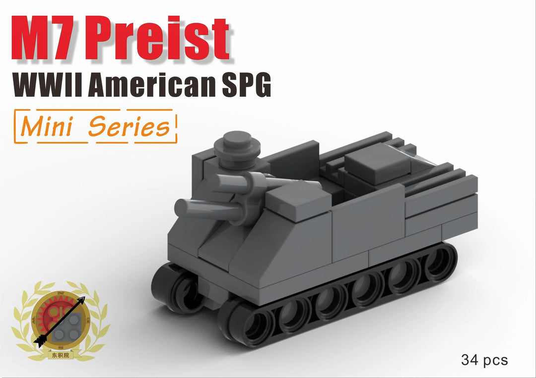 WWII Building Blocks Military Napoleon Gun Front Loaded Gun Retro M1875 Field Gun Building Block Model Weapon Accessories Toys