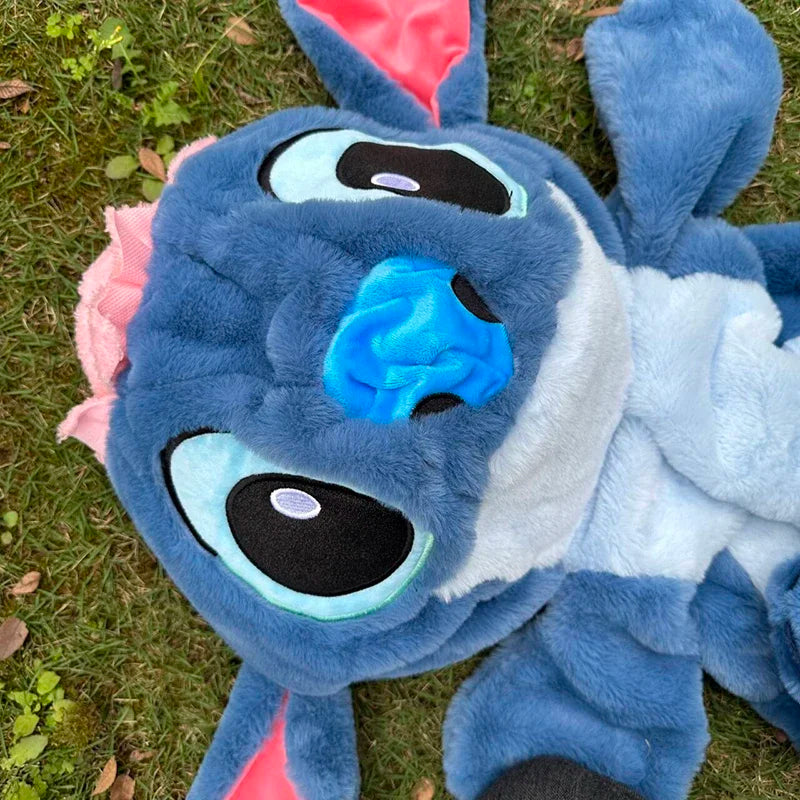 60-120CM Disney Lilo&Stitch Plush Huge Toy Stitch Cake Anime Doll Shell Holster Rabbit Stuffed Plushie Semi Finished Product New