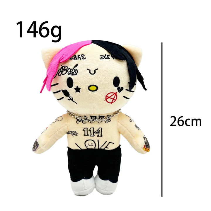 2025 New Hello Kitty Lil peep Kanye Tylerthecreator Plush Toy Doll with Clothes Stuffed Soft Plush Toys Fans Collect Gifts