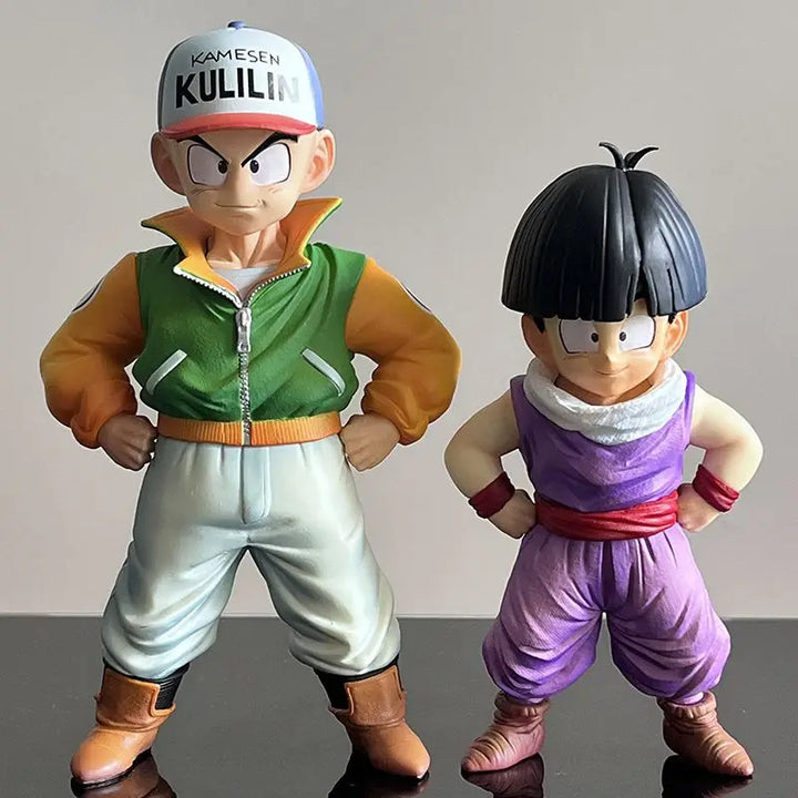 IN STOCK Dragon Ball Z 13cm Namek Son Gohan Action Figure Little Krillin Adventure Pvc Collectible Model Statue Doll Gift Toy