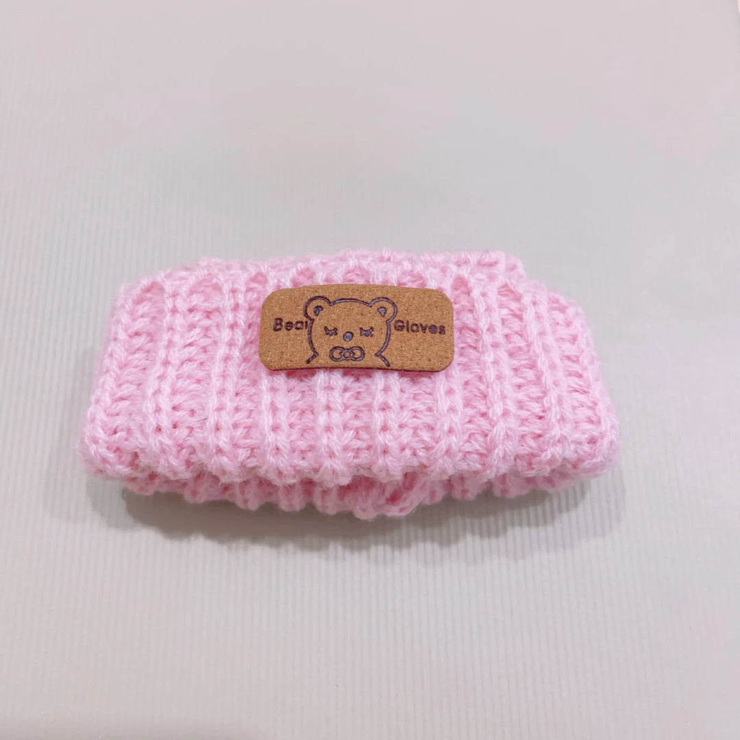 Clothes For Labubu Dolls 15/17cm For Labubu Sitting Party 1st 2nd 3rd Gen Knitted Hat & Pouch Accessories Apparel
