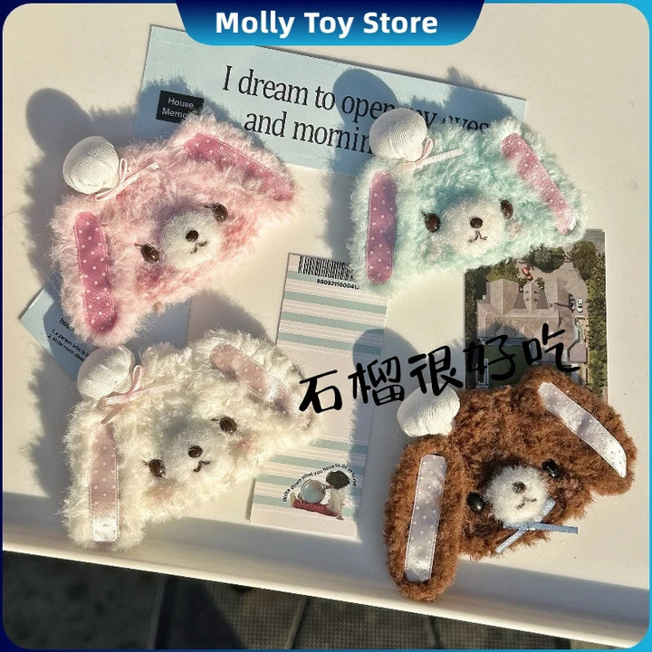 Kawaii Sugarbunnies Character Peripheral Leopard Series Hairpin Jewelry Hair Cartoon Cute Accessories Decor Kids Gifts
