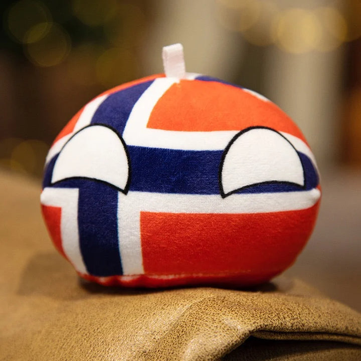 70 styles 10cm Country Ball Plush Toys Polandball Pendant Country Balls Countryball Stuffed Doll Christmas Gifts for Kids