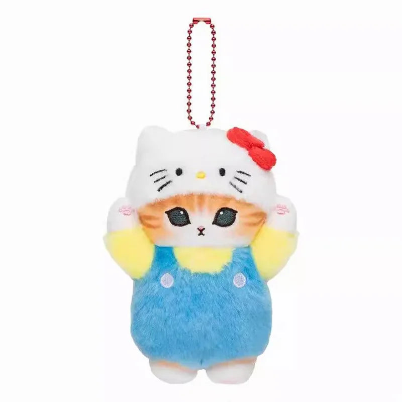Sanrio Hello Kitty Gudetama Kawaii Cartoon Kero Kero Keroppi Plush Toys Backpack Pendant Doll Accessories Girl Boy Keychain Gift