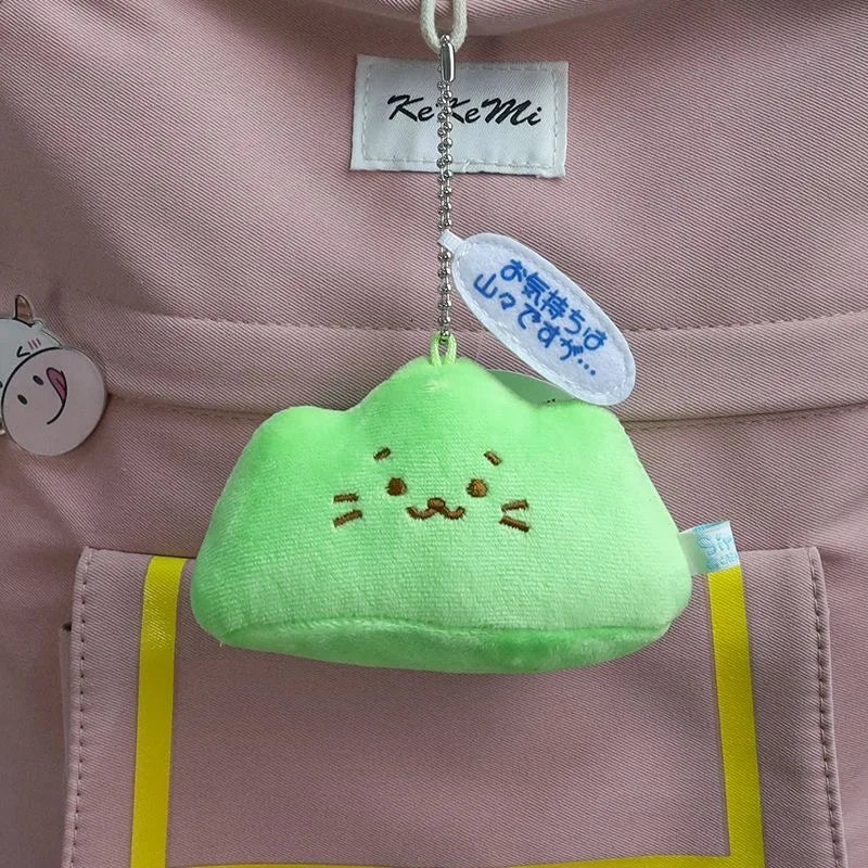 Japanese style Sea Otter Cartoon Punny Seal Plush Keychains kawaii sea lion Soft Stuffed Doll Keyring Funny bag Pendant kid Gift