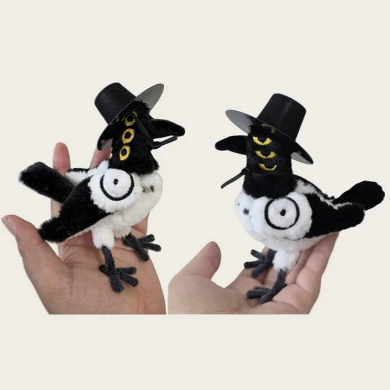 New Kpop Demon Hunters Plush Game Hunters 20cm Three Eyes 25cm Magpie Soft Toys Plushie Birthday Gift