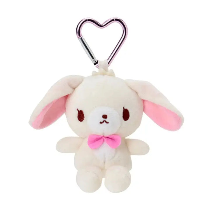 Sugarbunnies Plush Keychain Heart Clip Kurousa Shirousa Bunny Kawaii Cute Bag Keychains Mascot Charm Key Chain Ring Girls Toys