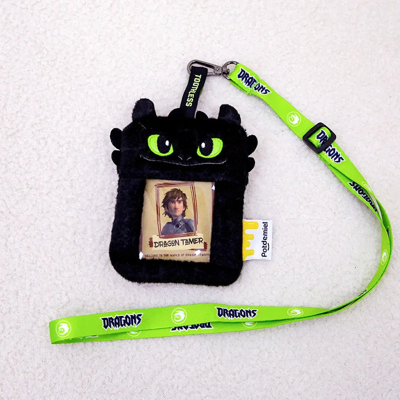 Kawaii Cartoon Toothless Plush Toys Backpack Pendant Doll Night Fury Keychain Card Set Students Anime Peripheral Birthday Gift