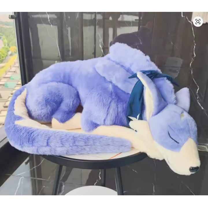 60cm Monster Hunter Rise Palamute Plush Toy Large Soft Pillow Animal Cushion Kawaii Cartoon Stuffed Toy Fun Kids Christmas Gift