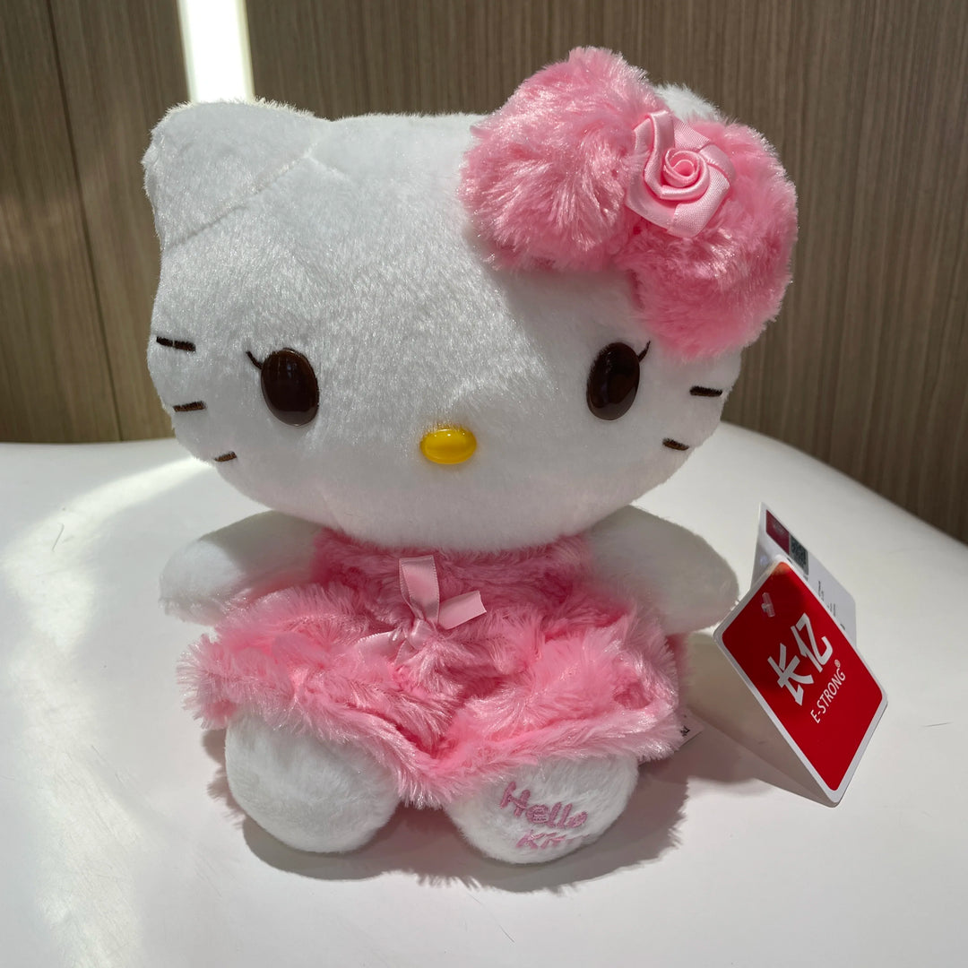 Genuine Sanrio Marumofubiyori Blanket Bear Hello Kitty Plush Doll Toys Melody Kuromi Stuffed Pillow Toys Plush Pendant Gifts