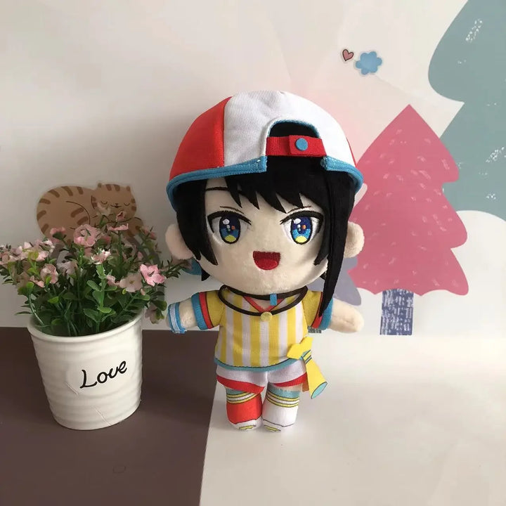 Hot Sales Hololive Plush Toy Cute Gawr Gura Inugami Korone Houshou Marine Suisei Cap Oozora Subaru Children Birthday Gifts