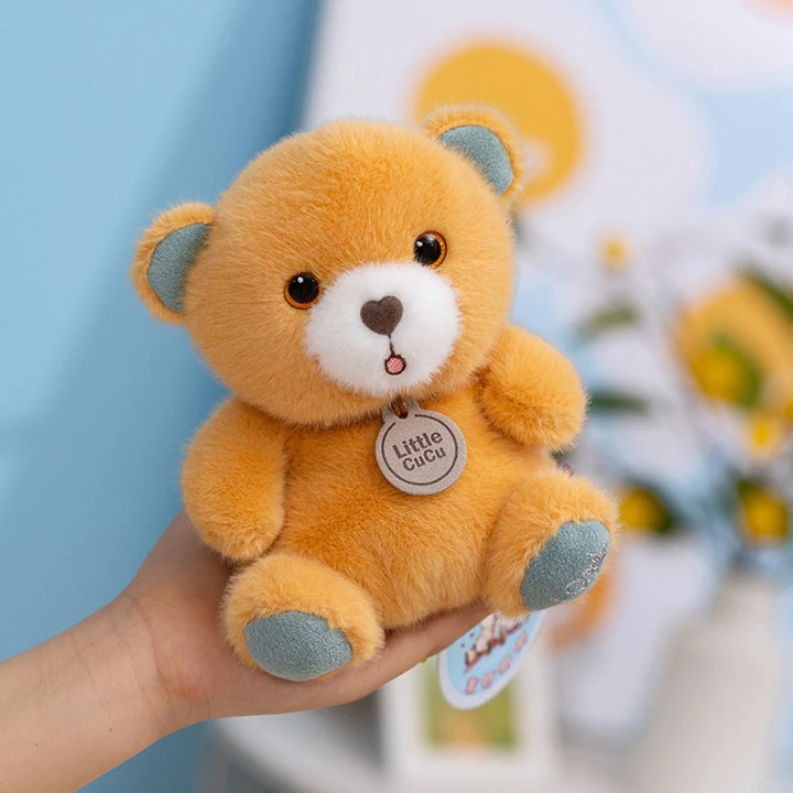 12cm Fluffy Grey Penguin Plush Toy Lifelike Koala Stuffed Animal Long Ear White Rabbit Soft Dolls Cute Panda Plushie Teddy Bear