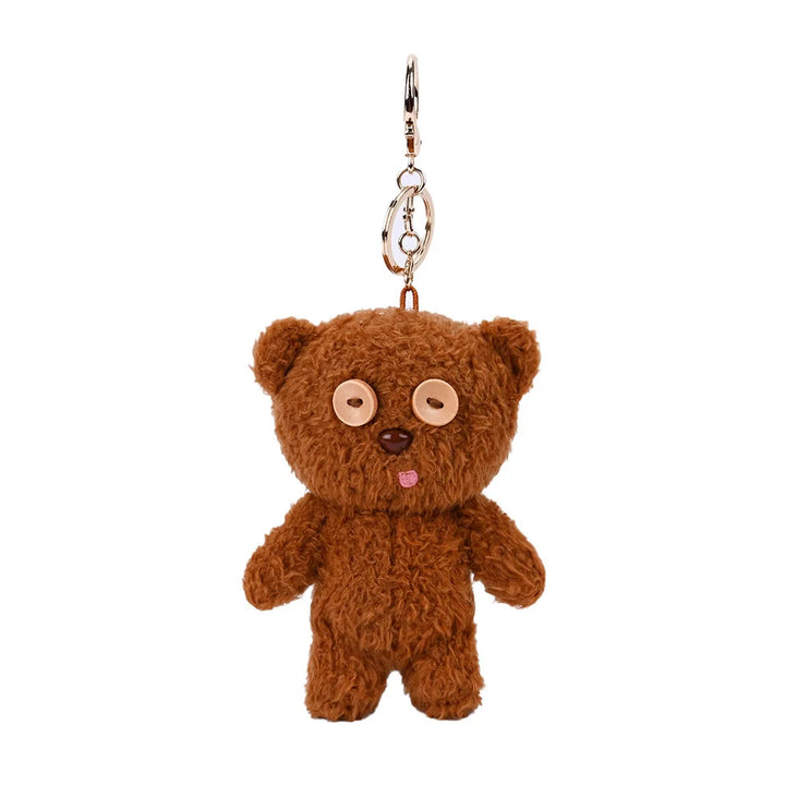 Kawaii Cartoon Minions Bob Kevin Plush Toys Keychain Anime Tim Stewart Backpack Pendant Cute Accessories Friends Birthday Gift