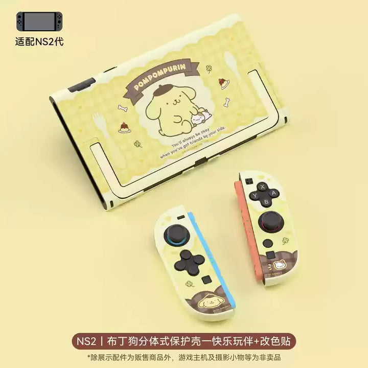Sanrio Hello Kitty Kuromi Original Wanted Switch 2 Protective Case Plug In Base Ns2 Protective Case Anime Game Peripherals