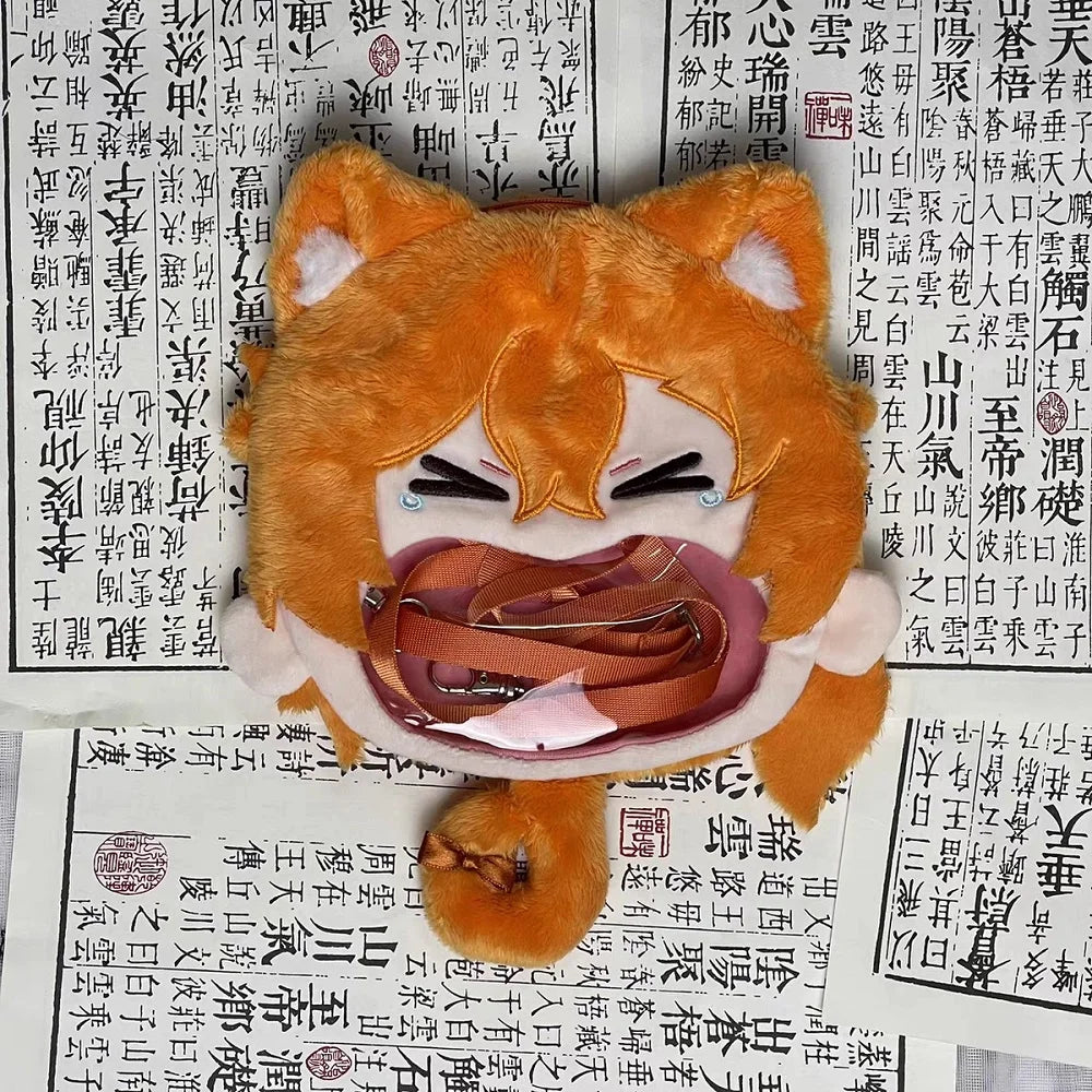 Bungou Stray Dogs Plush Bag Dazai Osamu Nakahara Chuuya Edogawa Rampo Ryunosuke Akutagawa Dostoevsk Anime Cosplay Toys Kids Gift