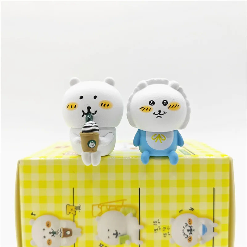 Kawaii Self-Mocking Bear Toy Sitting Pose Series Cute Joke Bear Desktop Ornaments Anime Peripheral Gifts Collect Model